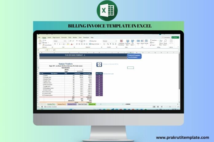 Tax Invoice Template