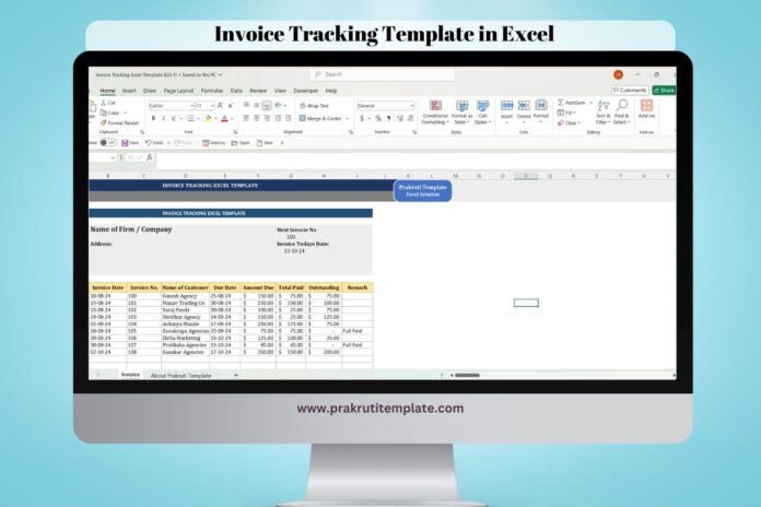 Invoice Tracking Template in Excel