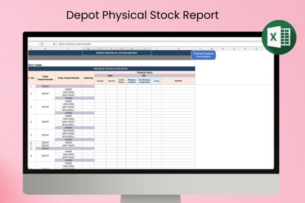 Freezer Industry Stock Management Report