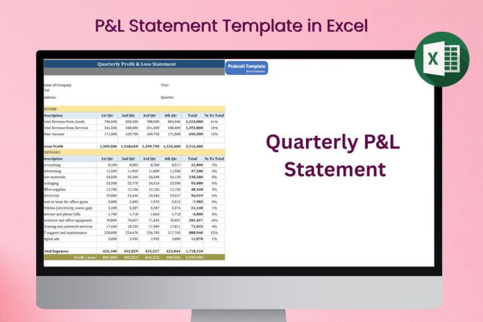 Profit & loss Account Statement