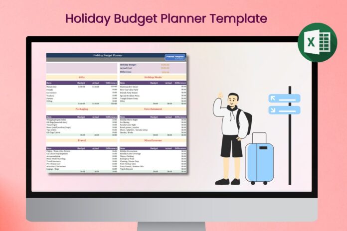 Outdoor Holiday Budget Planner Template