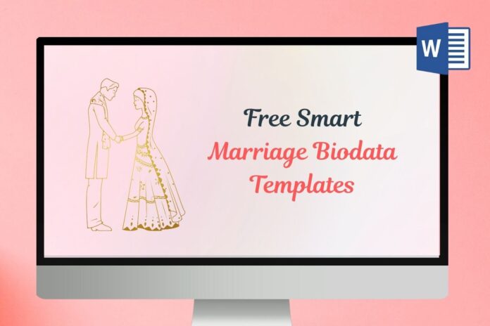 Marriage Biodata Templates