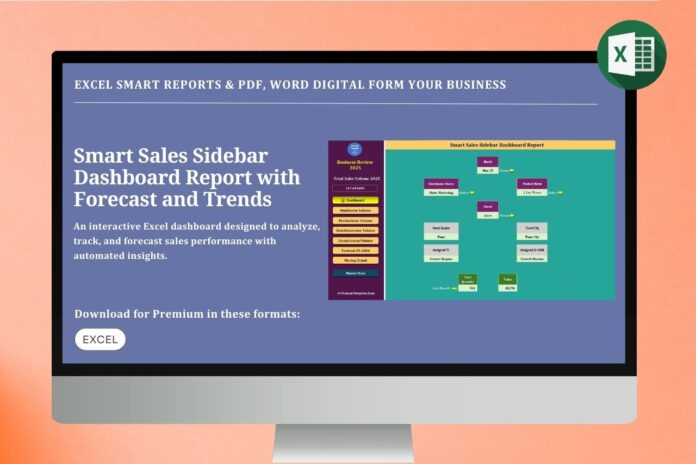 Smart Sales Sidebar Dashboard Report
