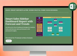 Smart Sales Sidebar Dashboard Report Smart Sales Sidebar Dashboard Report