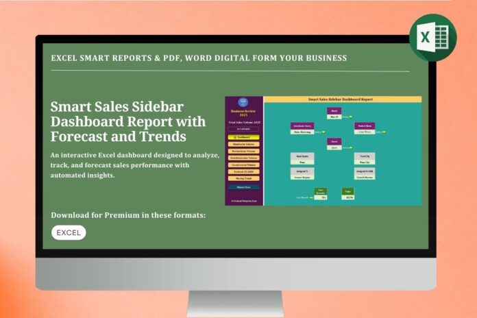 Smart Sales Sidebar Dashboard Report